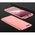 Xiaomi Mi Note 3 Kılıf 3 Parçalı 360 Tam Korumalı Rubber AYS Kapak  - Rose Gold
