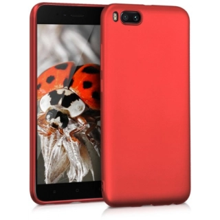 Xiaomi Mi Note 3 Kılıf İnce Soft Mat Renkli Esnek Silikon Kapak - Kırmızı