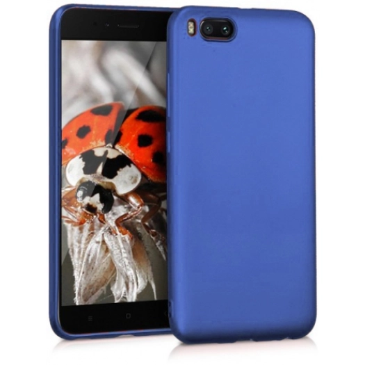 Xiaomi Mi Note 3 Kılıf İnce Soft Mat Renkli Esnek Silikon Kapak - Mavi