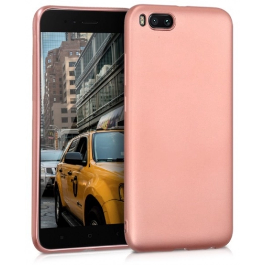 Xiaomi Mi Note 3 Kılıf İnce Soft Mat Renkli Esnek Silikon Kapak - Rose Gold