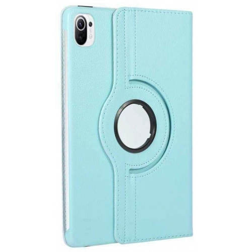 Xiaomi Mi Pad 5 Tablet Kılıfı 360 Derece Dönebilen Standlı Kapak - Mavi