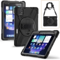 Xiaomi Pad 6 Kılıf Zore Defender Boyun Askılı Tablet Silikon - Siyah