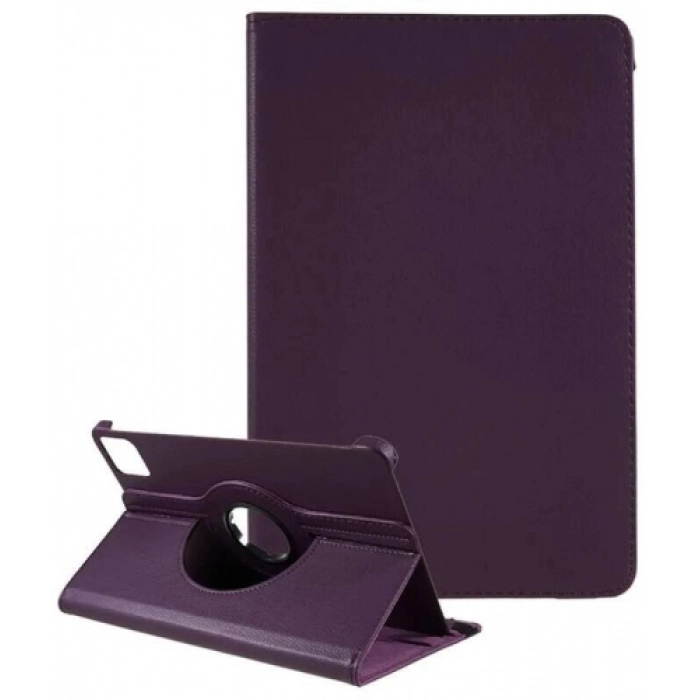 Xiaomi Pad 6 Tablet Kılıfı 360 Derece Dönebilen Standlı Kapak - Mor