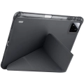 Xiaomi Pad 7 Tablet Kılıfı Standlı Tri Folding Kalemlikli Silikon Smart Cover - Lila