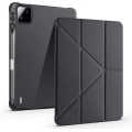 Xiaomi Pad 7 Tablet Kılıfı Standlı Tri Folding Kalemlikli Silikon Smart Cover - Siyah