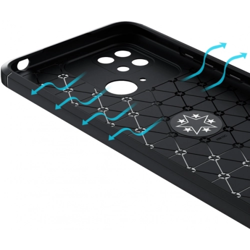 Xiaomi Poco C40 Kılıf Renkli Silikon Yüzüklü Standlı Auto Focus Ravel Kapak - Kırmızı