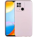 Xiaomi Poco C40 Kılıf İnce Soft Mat Renkli Esnek Silikon Kapak - Rose Gold