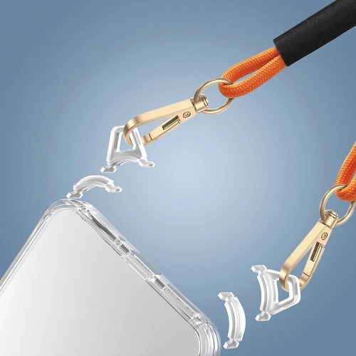 Xiaomi Poco C65 Kılıf Airbagli Takılabilir Askı Aparatlı Esnek Snap Silikon Kapak - Şeffaf