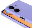 Xiaomi Poco C65 Kılıf İçi Kadife Mat Mara Lansman Silikon Kapak  - Lacivert