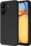 Xiaomi Poco C65 Kılıf İçi Kadife Mat Mara Lansman Silikon Kapak  - Siyah