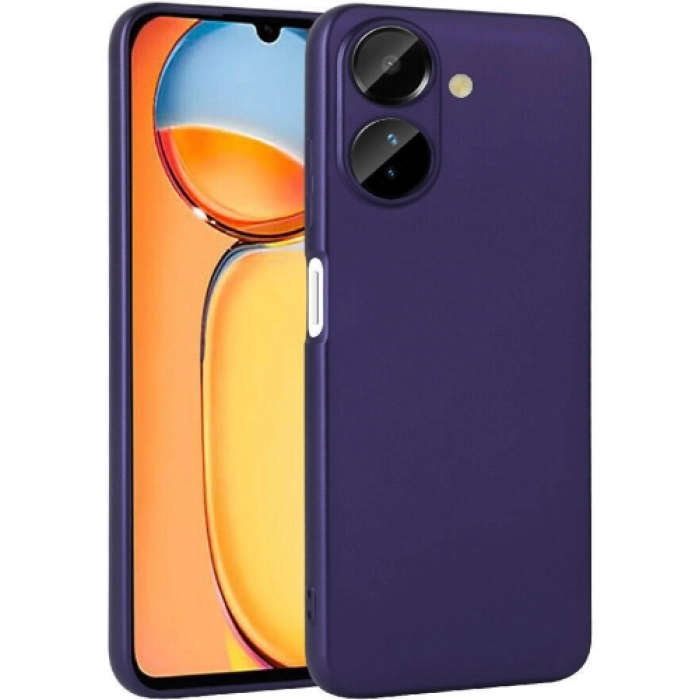 Xiaomi Poco C65 Kılıf İnce Soft Mat Renkli Esnek Silikon Kapak - Lacivert