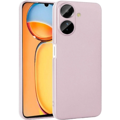 Xiaomi Poco C65 Kılıf İnce Soft Mat Renkli Esnek Silikon Kapak - Rose Gold