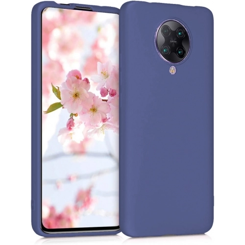 Xiaomi Poco F2 Pro Kılıf İnce Soft Mat Renkli Esnek Silikon Kapak - Lacivert
