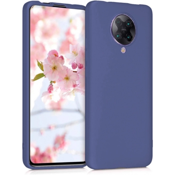 Xiaomi Poco F2 Pro Kılıf İnce Soft Mat Renkli Esnek Silikon Kapak - Lacivert