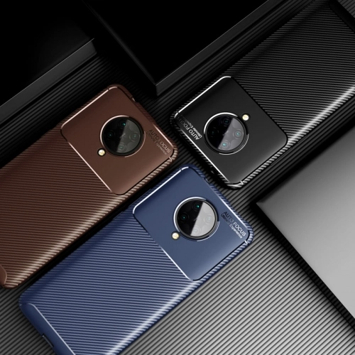 Xiaomi Poco F2 Pro Kılıf Silikon Parmak İzi Bırakmayan Karbon Soft Negro Kapak - Siyah