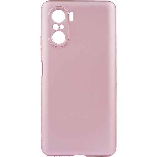 Xiaomi Poco F3 Kılıf İnce Soft Mat Renkli Esnek Silikon Kapak - Rose Gold