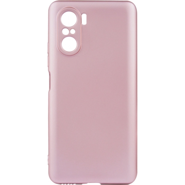 Xiaomi Poco F3 Kılıf İnce Soft Mat Renkli Esnek Silikon Kapak - Rose Gold