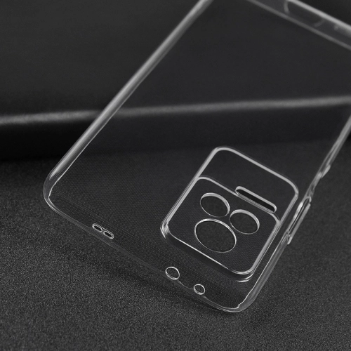Xiaomi Poco F4 Kılıf Kamera Korumalı Esnek Silikon Kapak - Şeffaf