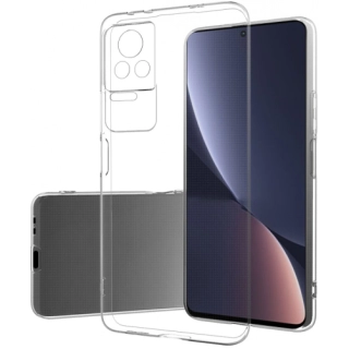 Xiaomi Poco F4 Kılıf Kamera Korumalı Esnek Silikon Kapak - Şeffaf