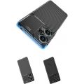 Xiaomi Poco F5 Kılıf Silikon Parmak İzi Bırakmayan Karbon Soft Negro Kapak - Siyah