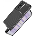 Xiaomi Poco F5 Pro Kılıf Silikon Parmak İzi Bırakmayan Karbon Soft Negro Kapak - Siyah