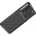 Xiaomi Poco F5 Pro Kılıf Silikon Parmak İzi Bırakmayan Karbon Soft Negro Kapak - Siyah