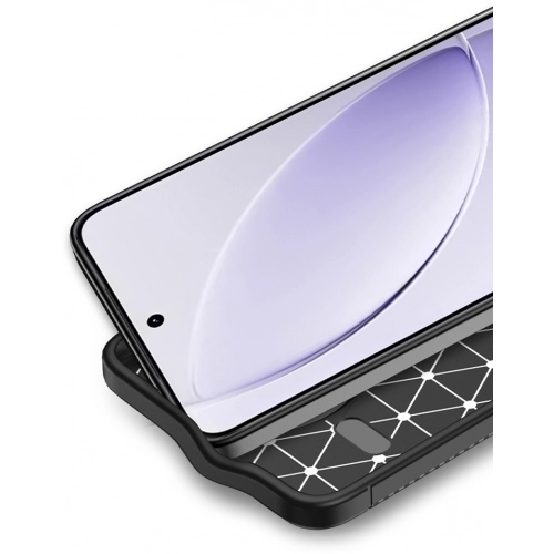 Xiaomi Poco F7 Pro Kılıf Silikon Parmak İzi Bırakmayan Karbon Soft Negro Kapak - Siyah