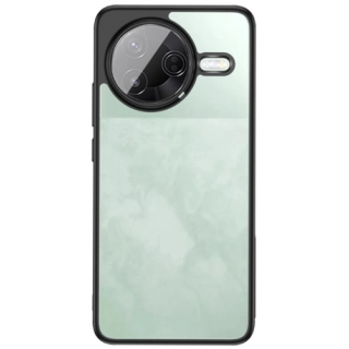 Xiaomi Poco F7 Pro Kılıf Volks Serisi Kenarları Silikon Arkası Şeffaf Sert Kapak - Siyah