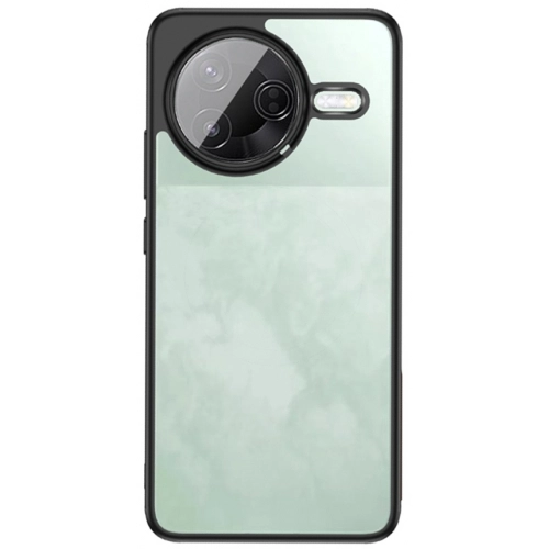 Xiaomi Poco F7 Pro Kılıf Volks Serisi Kenarları Silikon Arkası Şeffaf Sert Kapak - Siyah