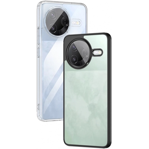 Xiaomi Poco F7 Pro Kılıf Volks Serisi Kenarları Silikon Arkası Şeffaf Sert Kapak - Siyah