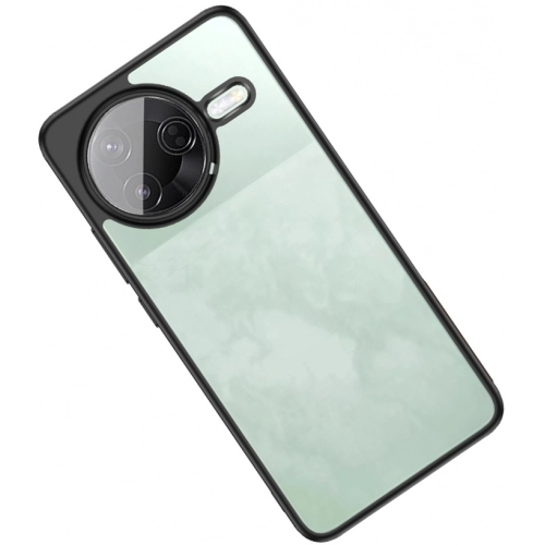 Xiaomi Poco F7 Pro Kılıf Volks Serisi Kenarları Silikon Arkası Şeffaf Sert Kapak - Siyah