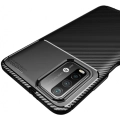 Xiaomi Poco M3 Kılıf Silikon Parmak İzi Bırakmayan Karbon Soft Negro Kapak - Siyah