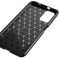 Xiaomi Poco M3 Kılıf Silikon Parmak İzi Bırakmayan Karbon Soft Negro Kapak - Siyah