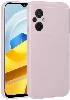 Xiaomi Poco M5 Kılıf İnce Mat Esnek Silikon - Rose Gold