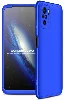 Xiaomi Poco M5s Kılıf 3 Parçalı 360 Tam Korumalı Rubber AYS Kapak - Mavi