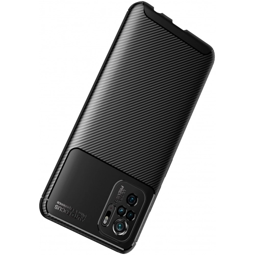 Xiaomi Poco M5s Kılıf Silikon Parmak İzi Bırakmayan Karbon Soft Negro Kapak - Lacivert