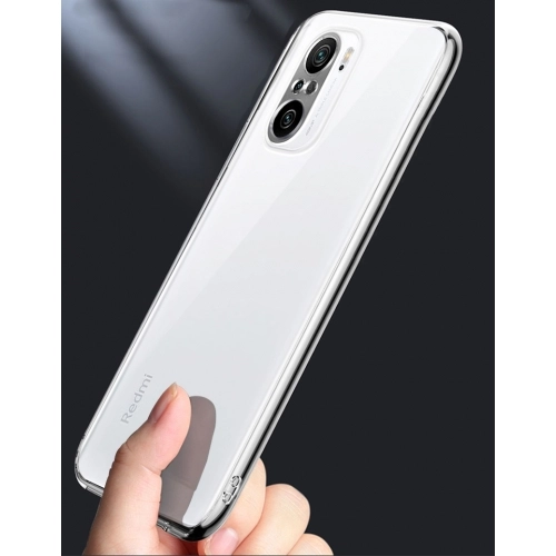 Xiaomi Poco M5s Kılıf Kamera Korumalı Esnek Silikon Kapak - Şeffaf