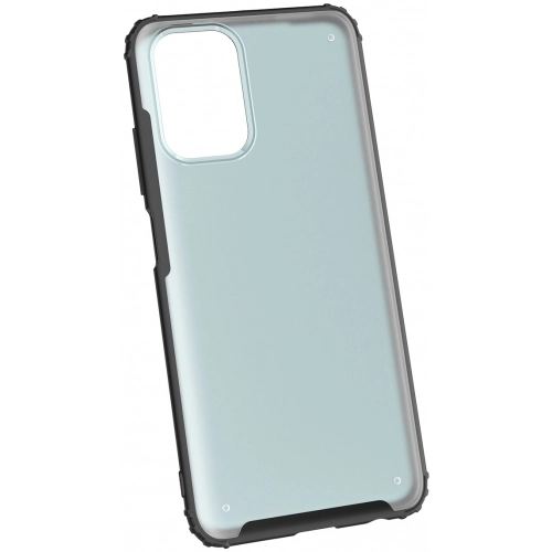 Xiaomi Poco M5s Kılıf Volks Serisi Kenarları Silikon Arkası Şeffaf Sert Kapak - Kırmızı