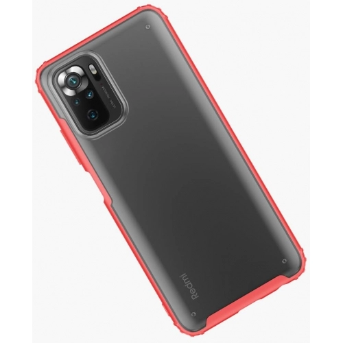 Xiaomi Poco M5s Kılıf Volks Serisi Kenarları Silikon Arkası Şeffaf Sert Kapak - Lacivert