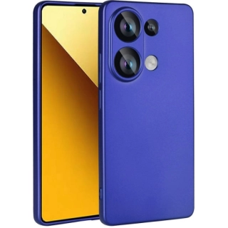 Xiaomi Poco M6 Pro 4G Kılıf İnce Soft Mat Renkli Esnek Silikon Kapak - Saks Mavi