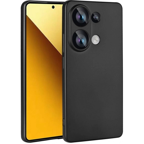 Xiaomi Poco M6 Pro 4G Kılıf İnce Soft Mat Renkli Esnek Silikon Kapak - Siyah