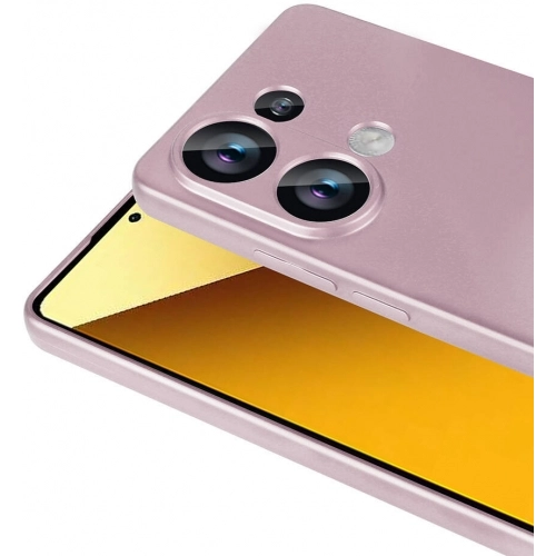 Xiaomi Poco M6 Pro 4G Kılıf İnce Soft Mat Renkli Esnek Silikon Kapak - Siyah