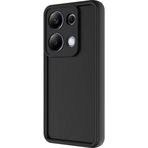 Xiaomi Poco M6 Pro 4G ile Uyumlu Kılıf Kamera Korumalı Silikon Ananas Kapak - Siyah