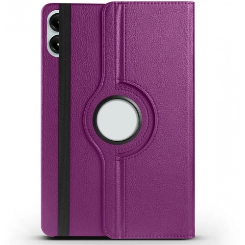 Xiaomi Poco Pad Tablet Kılıfı 360 Derece Dönebilen Standlı Kapak - Mor