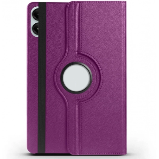 Xiaomi Poco Pad Tablet Kılıfı 360 Derece Dönebilen Standlı Kapak - Mor