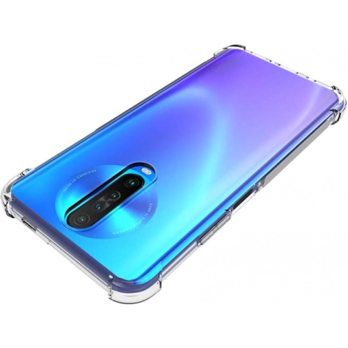 Xiaomi Poco X2 Kılıf Silikon Köşe Korumalı Airbag Darbe Emici Kapak - Şeffaf