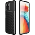 Xiaomi Poco X3 GT Kılıf Silikon Parmak İzi Bırakmayan Karbon Soft Negro Kapak - Siyah