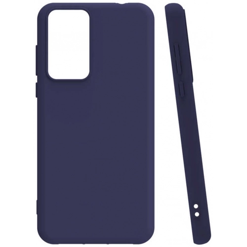 Xiaomi Poco X3 GT Kılıf Silikon Mat Esnek Kamera Korumalı Biye Kapak - Lacivert