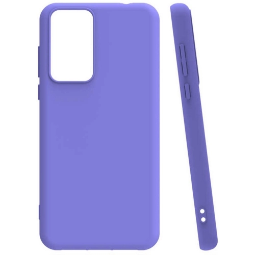 Xiaomi Poco X3 GT Kılıf Silikon Mat Esnek Kamera Korumalı Biye Kapak - Lila