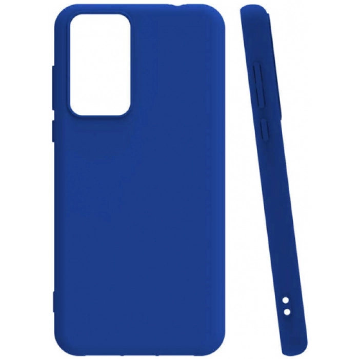 Xiaomi Poco X3 GT Kılıf Silikon Mat Esnek Kamera Korumalı Biye Kapak - Mavi